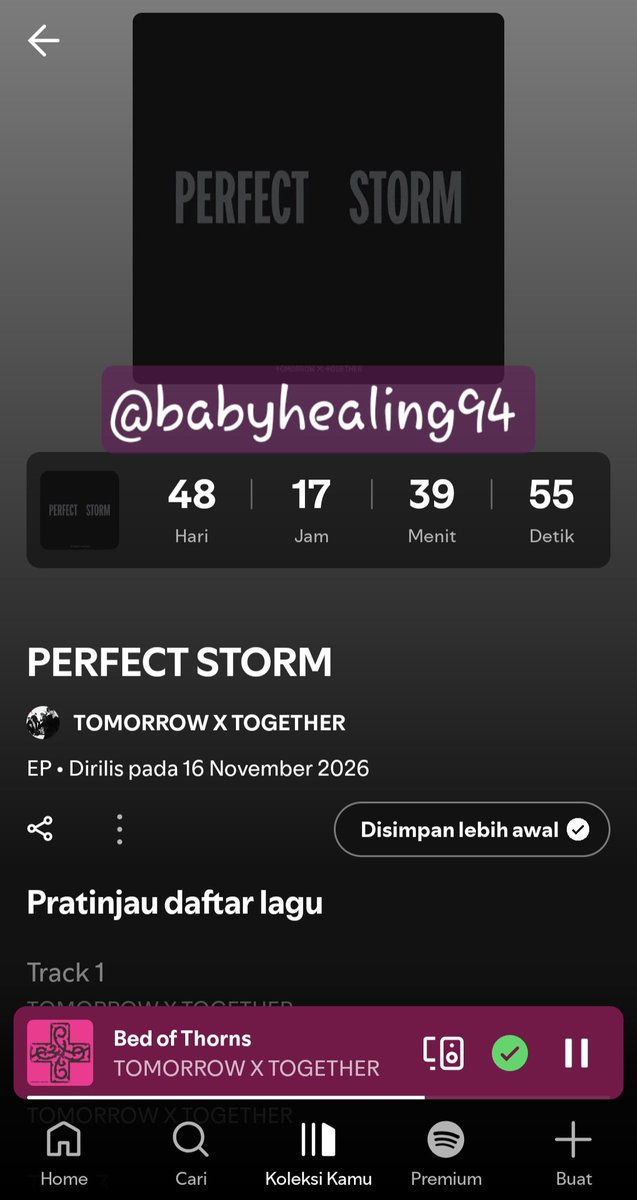 babyhealing94's tweet photo. 28/09/2026
Hari ini banyak selisih waktu stream nya ๐๐ค๐ป dari pagi rapat sampai siang ..sebelum lanjut dinas siang lagi sempat stream 2 lagu,kerja ... setelah pulang kerja malam lanjut stream lagi๐ฅ
#TeamDevilbatu
HORNS vs HALOS STREAMING PARTY
#TOMORROW_X_TOGETHER #YEONJUN https://t.co/hCQdnnEiUs