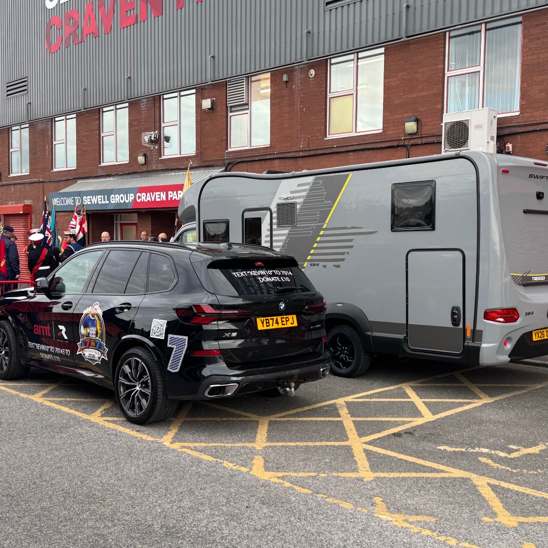 swiftgroup's tweet photo. The final 7 in 7. One more incredible journey for the MND community 💙

Sir Kevin Sinfield and his team have set off from Hull for 7 in 7: The Grand Finale, taking on an ultramarathon every day for seven days before reaching the finish at Old Trafford.

Inspired by the iconic number 7 worn by Rob Burrow CBE, the challenges have brought communities together across the UK and Ireland, raising millions and shining a spotlight on the lives of people affected by MND. MND Association

We’re incredibly proud that a Swift Trekker 584 is helping support Kevin and the team during this final challenge.

We’ll be cheering them on every step of the way 🙌

You can play your part too. Donate to the final 7 in 7 challenge here:
👉 https://t.co/TJtvEFrNFI

#7in7 #KevinSinfield #MND #SwiftTrekker #SwiftGroup