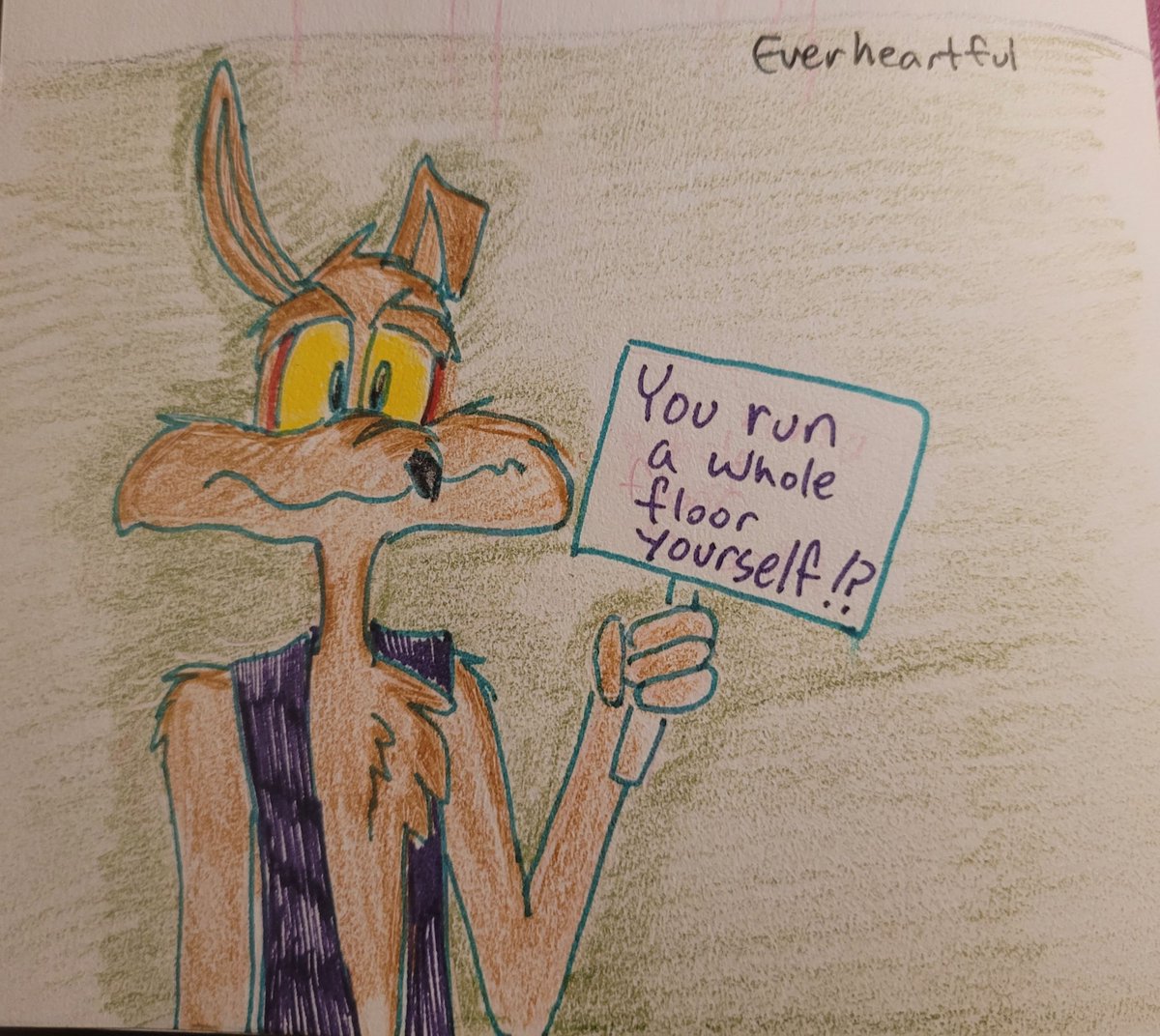 TimeTraveler015's tweet photo. Retail au cause I really liked the bah humduck! Christmas looney tunes movie 😊#retailau #wileroadㅤㅤ #roadrageㅤ #wileecoyote #roadrunner #looneytunesㅤㅤㅤ #looneytunesart https://t.co/853Yhu0Mo7