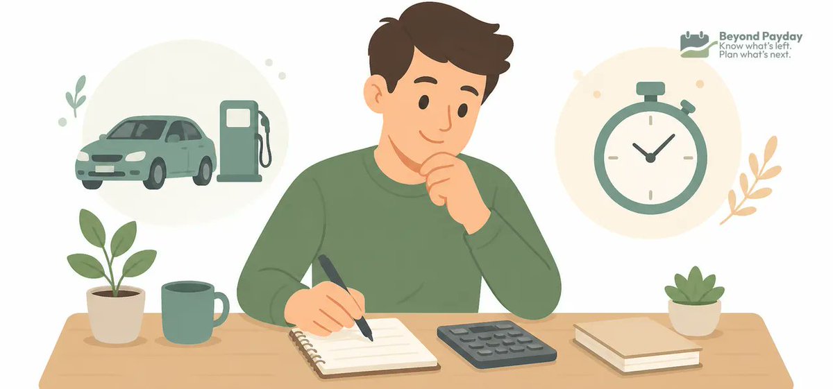 BeyondPaydayApp's tweet photo. Think your side hustle pays $30/hr? After gas, fees &amp; taxes, it might really be $13. Learn how to find your true hourly rate. https://t.co/L9wuaBVqja #SideHustle #MoneyTips https://t.co/6T7IBToStP