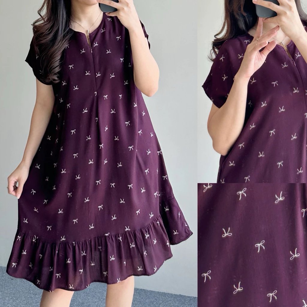 mivynee's tweet photo. omg nemu daster rayon yg pilihan motifnya banyak banget &amp; cantik cantik 😭💖 https://t.co/zRw005ZSQN