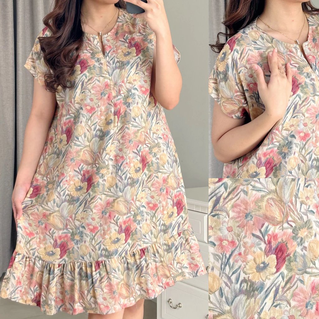 mivynee's tweet photo. omg nemu daster rayon yg pilihan motifnya banyak banget &amp; cantik cantik 😭💖 https://t.co/zRw005ZSQN