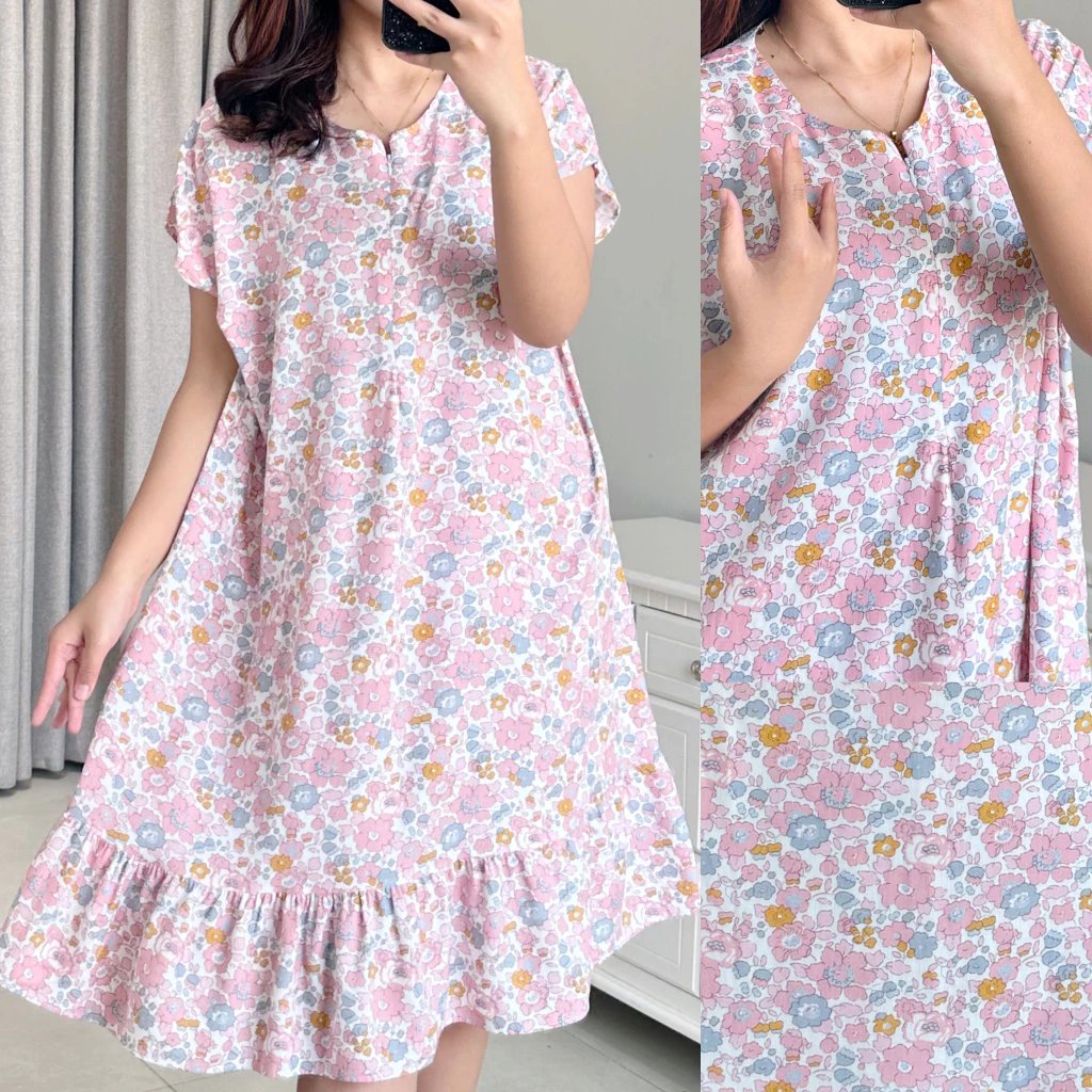mivynee's tweet photo. omg nemu daster rayon yg pilihan motifnya banyak banget &amp; cantik cantik 😭💖 https://t.co/zRw005ZSQN