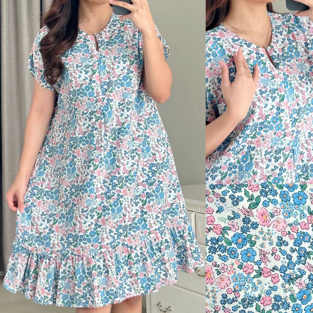 mivynee's tweet photo. omg nemu daster rayon yg pilihan motifnya banyak banget &amp; cantik cantik 😭💖 https://t.co/zRw005ZSQN