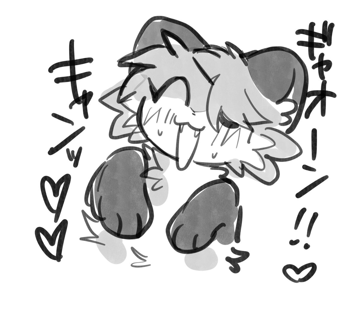 akumuuuu's tweet photo. ラフレーズってかなりキツネ https://t.co/PS2cGDZKIE