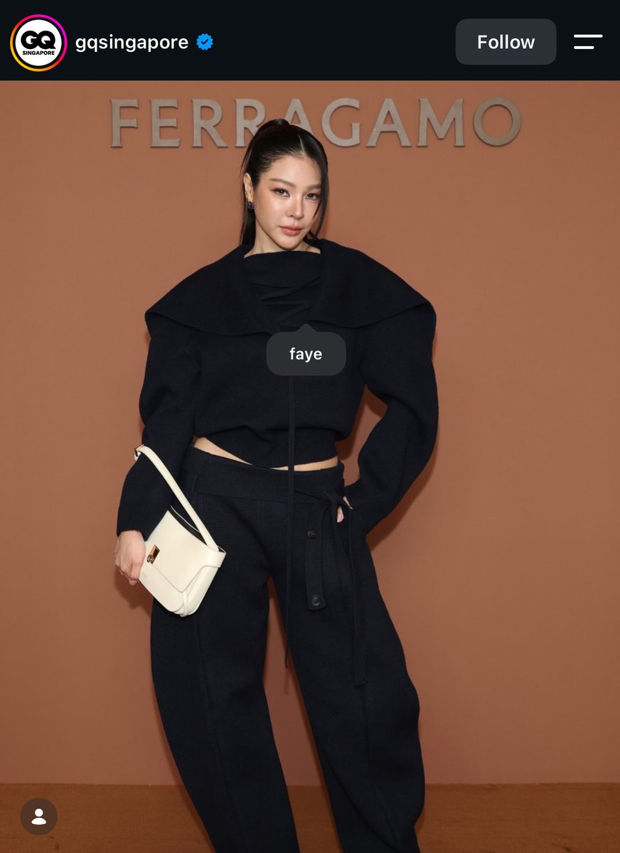fayemilypubph's tweet photo. 📌 GQ Singapore IG:

Faye Peraya in Ferragamo is named as one of GQ Singapore’s MFW 2026 (SS27) — Best Dressed Celebrities.

🔗: https://t.co/wGIge7tqwh

FAYE FOR FERRAGAMO MFW
#FerragamoXFaye #FerragamoSS27
#Ferragamo #MilanFashionWeek
#FayePeraya #ฝ้ายพีรญา
@malisorn00 @Ferragamo