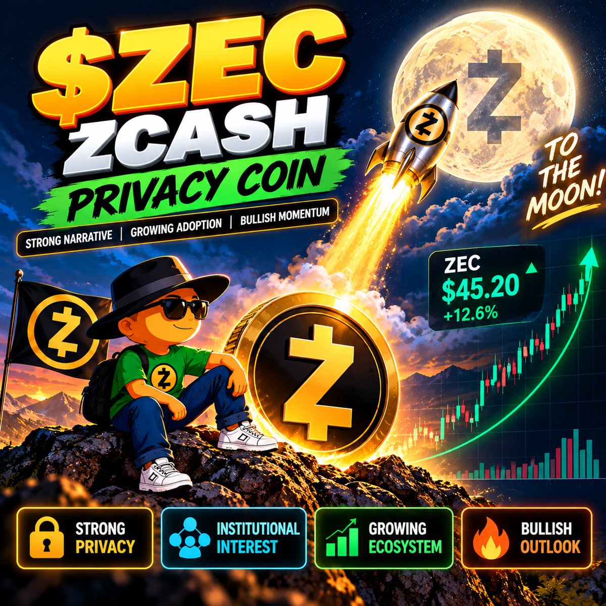 Universal_hdl's tweet photo. 🛡️ $ZEC  🔥

Zcash has been on a huge run this month, while privacy-focused adoption and institutional interest keep the narrative alive.

Today’s pullback shows how volatile this move has become — but $ZEC remains one of the most interesting privacy-coin stories to watch.

#ZEC https://t.co/hlMH3W7Zbo