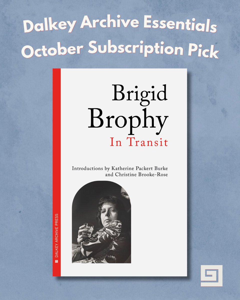Dalkey_Archive's tweet photo. October’s Dalkey Archive Essentials Subscription Pick is IN TRANSIT by Brigid Brophy!

A postmodern romp about a traveler who suddenly “loses” their gender and sets out to find it again — Brophy’s comic masterpiece.

Subscribe here: https://t.co/yWVG73j4jG https://t.co/kPLWqONKhG