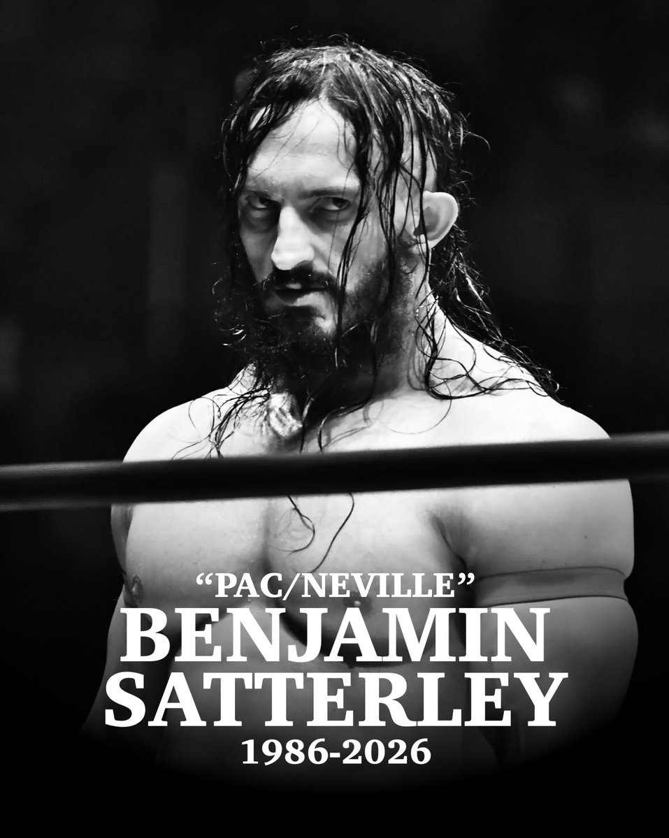 ovwrestling's tweet photo. The professional wrestling world mourns the sudden passing of Pac, formerly known as Neville. Here at OVW, we send our condolences to all his friends and family. https://t.co/0aVfyiUgNR