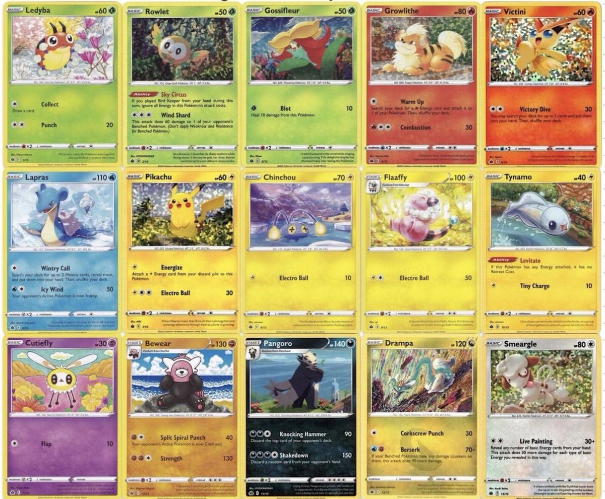 PKVN_TCG's tweet photo. 🇺🇸2022｜Match Battle

・全15種類
・ピカチュウ、ガーディ、ポッチャマなど
・1パック4枚入り
・うち1枚がホロ仕様✨
・全15種すべて既存カードの再録
・しかも「マクドナルド専用番号」が新たに付与

つまりこれ👇

「ただの再録」じゃない👀

マック限定の番号＋ホロ仕様で
コレクター需要が生まれたシリーズ。