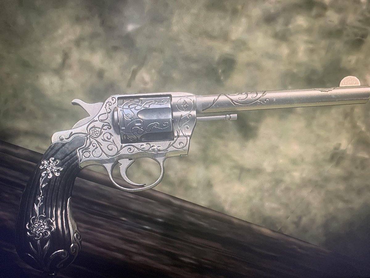 visuzen's tweet photo. Today i am thinking a lot about Javier Escuella and how pretty his revolver is https://t.co/1XmSewaOaQ