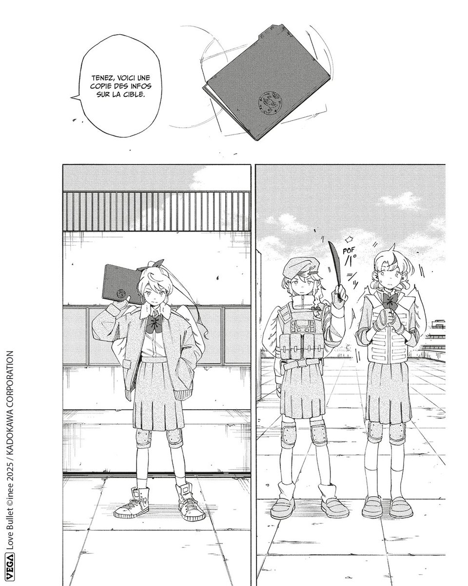 vegalivres's tweet photo. Nos Cupidons sont bientôt de retour !! 🪽

Koharu poursuit sa chasse aux points de karma aux côtés de Kanna, bien décidée à pouvoir un jour se réincarner en humaine et trouver son âme sœur. Mais entre les nouvelles missions qui les attendent, la concurrence entre Cupidons et Chiyo qui réclame son match retour, elle a encore du chemin à parcourir…

Et parce qu’on sait à quel point vous attendez la suite, on vous a préparé quelques petites surprises pour accompagner la sortie de ce tome 2. On vous en dit plus très bientôt 👀

Commentez un 💘 si vous avez hâte de découvrir ce tome !

@inee #mangas #vegalivres #nouveauté #lovebullet
