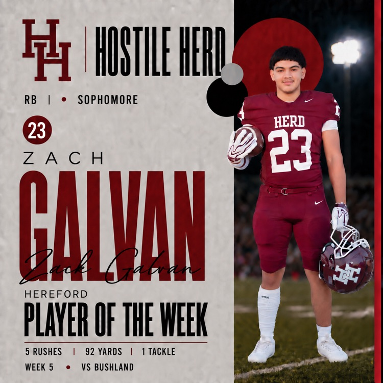 HISD_Sports's tweet photo. Herd Football Players of the Week
#HerdONE https://t.co/OJPfq68ngp