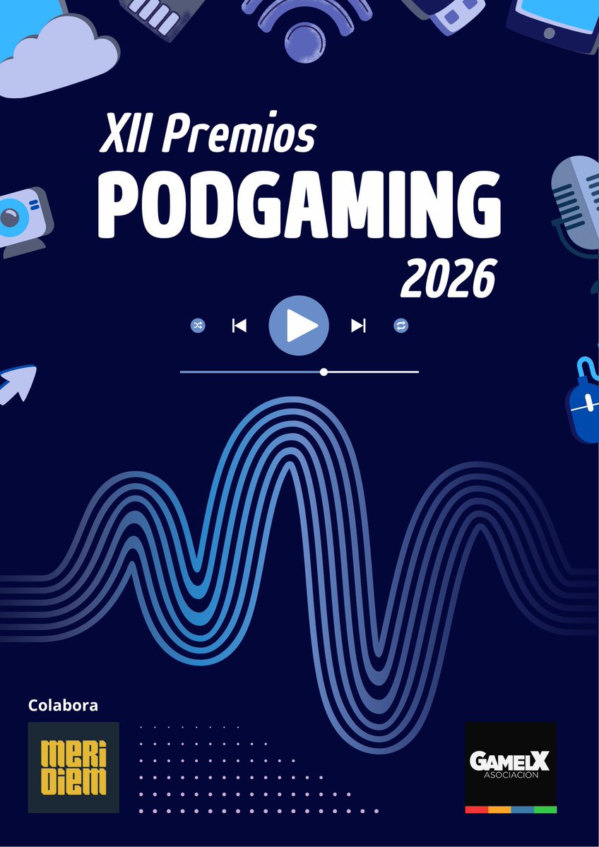 Podgaming_'s tweet photo. 🚨 ¡Quedan 2 días para votar a tus favoritos!

El próximo miércoles finaliza el plazo de votaciones públicas de los #PremiosPodgaming2026, patrocinados por @MeridiemGames.

¿Has votado ya a tus podcasts y podgamers favoritos?

¡¡¡Qué nervios!!! https://t.co/ptgkIztBsh