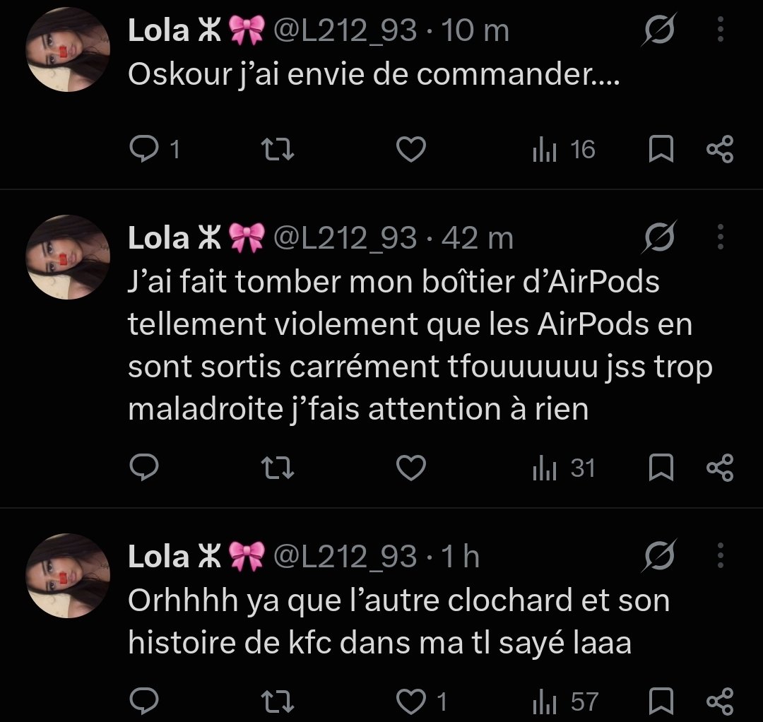 Kwer3til3wer's tweet photo. @L212_93 1 fois sur 10 elle a dit :
En l'espace d'1h : https://t.co/phDgiCvmuq