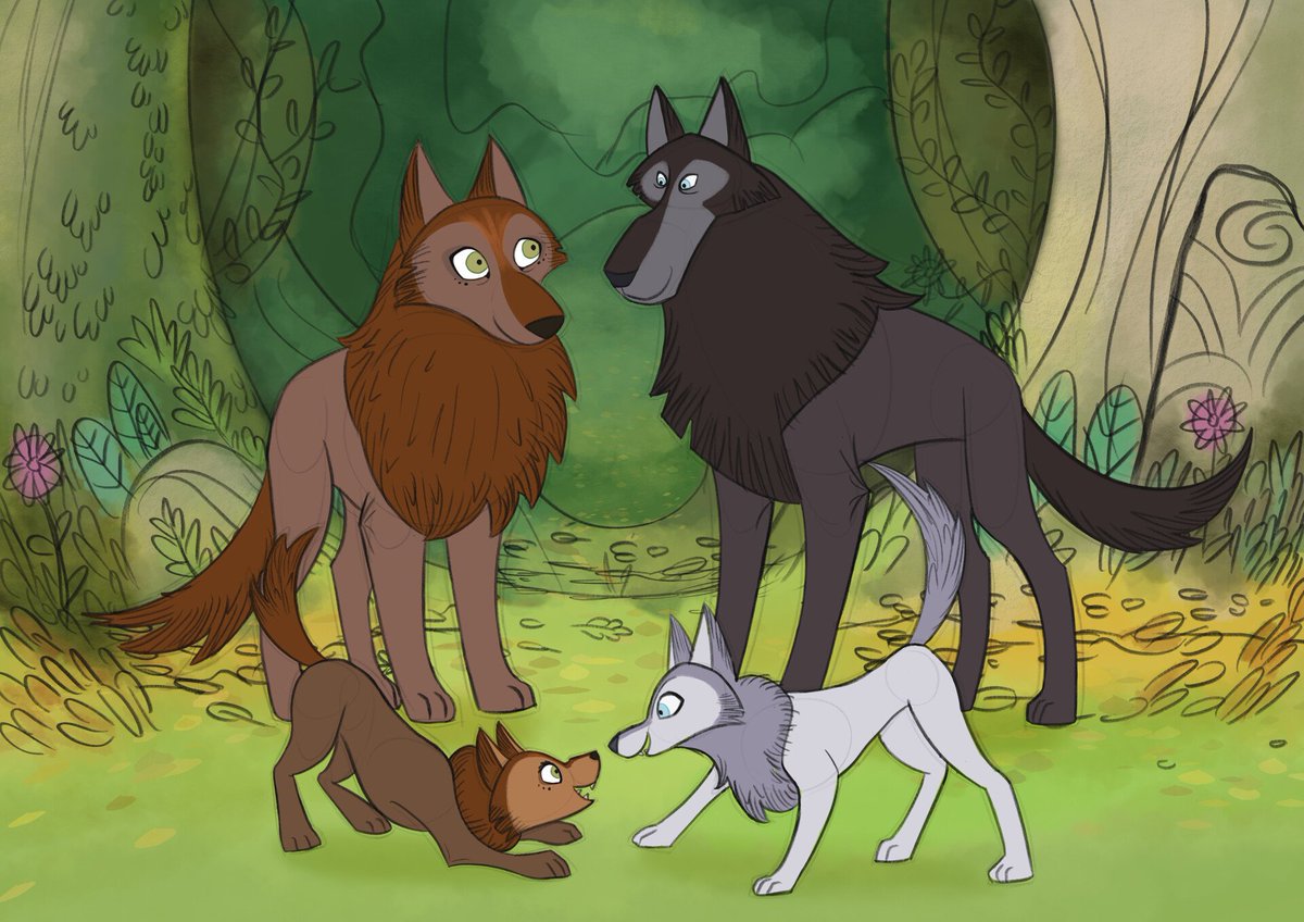 WolfwalkersW's tweet photo. Happy #NationalFamilyDay #Wolfwalkers for every family join the wolf pack 🐺 🐾 🐾 🐾 🐾. https://t.co/o0kBt3ANXR