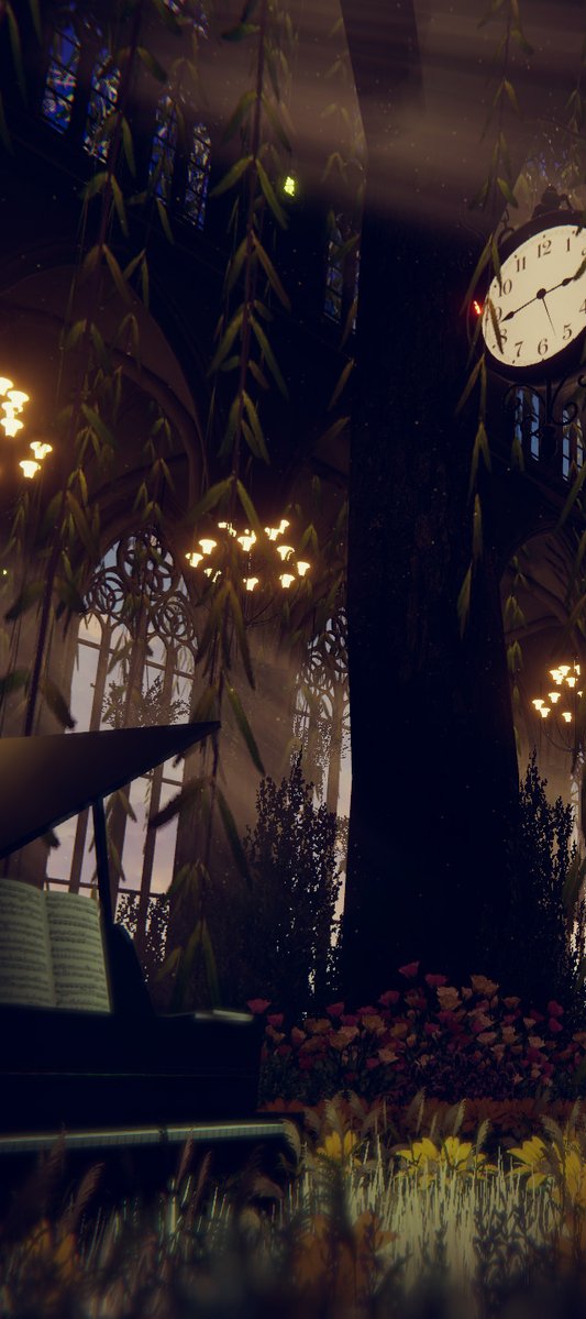 KeissenVR's tweet photo. Force of nature~ 🌱💗🌥️

🌐 花咲く学舎で、またいつか ～ Charlotte's Forgotten Academy
👤 Charlotte（シャル）
#VRChat_world紹介 #VRChat https://t.co/xsb6Hctfi6