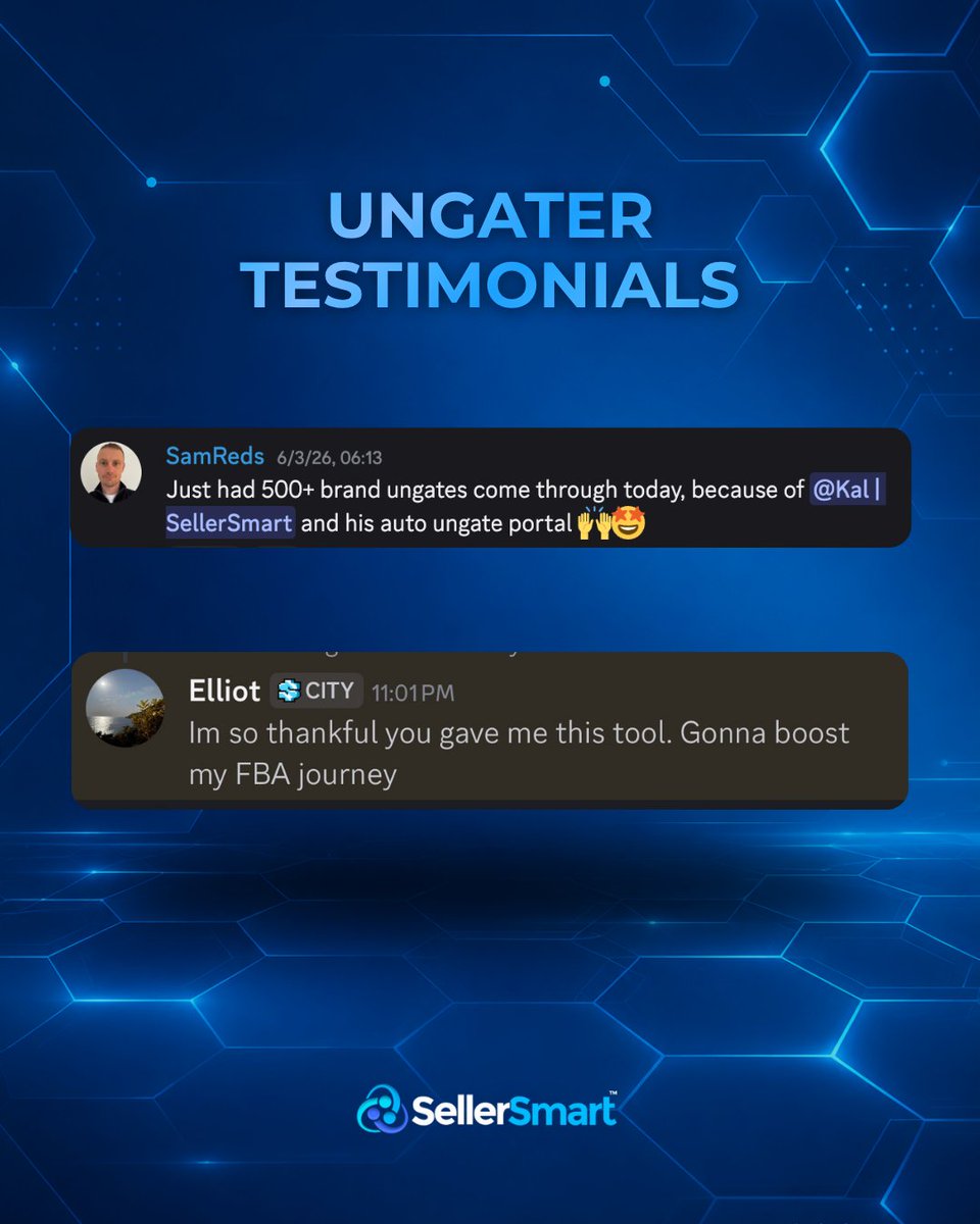 SellerSmartCo's tweet photo. We were the first to create a fully compliant tool that uses an authorised connection to your Amazon Seller account to auto-ungate you in up to 10,000 brands 🔥 The success we've seen so far has been CRAZY! Working well on all seller accounts, from beginners to advanced. How many scans did you get? 👀