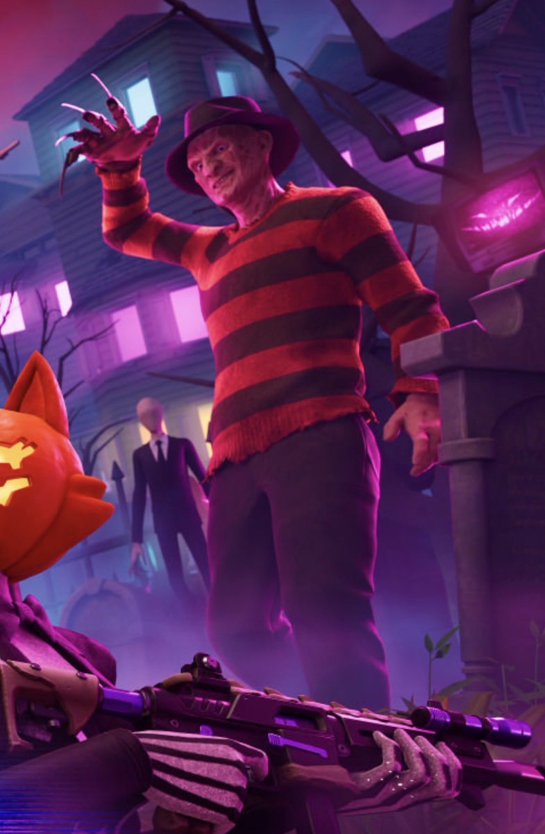 LeafyMonstera's tweet photo. Freddy Kruger, Slenderman, and The Purge?!?!??? https://t.co/heFhDiZBQM