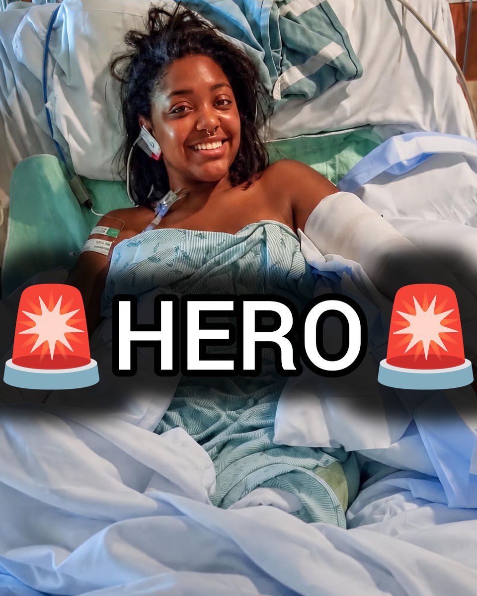 DavidJHarrisJr's tweet photo. 🚨HERO: A 24-year-old babysitter turned herself into a human shield to save an 8-month-old baby girl from a horrific dog attack!

Felicia Hambrick was caring for her best friend's three children in Tacoma, Washington, when the family’s pit bull unexpectedly burst out of a bedroom and charged toward them.

Holding the 8-month-old infant, 4-foot-11 Felicia made a split-second choice.

Instead of trying to run, she threw herself backward onto the floor and curled her body tightly around the child, using her own torso and limbs as a protective barrier.

The dog launched a relentless attack, biting and clawing at Felicia over and over.

She absorbed roughly 40 severe bite wounds across her neck, arms, legs, and stomach, refusing to let go or expose the child.

The mother was able to beat the dog back with a broom to free Felicia before emergency responders arrived.

Felicia spent five days in the hospital and needed 94 staples to close her wounds.

Because she absorbed the full force of the attack, the 8-month-old baby girl walked away without a single scratch!

Absolute bravery and selflessness in the face of sheer terror—that is what a real hero looks like!
