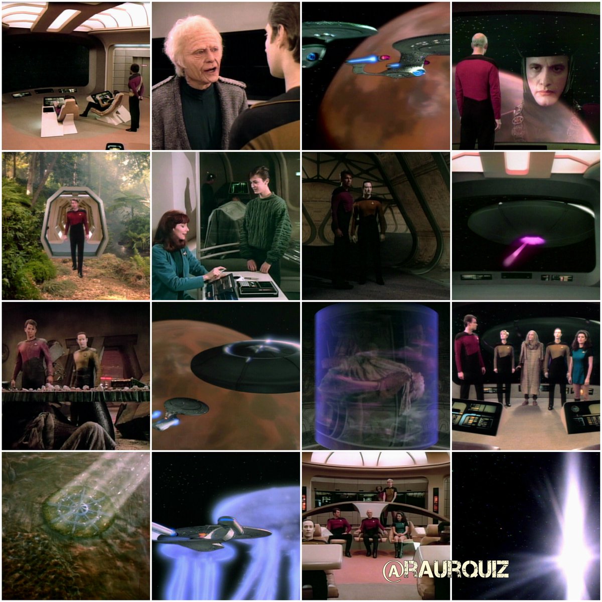 raurquiz's tweet photo. #otd #startrek #thenextgeneration #39years #encounteratfarpoint #picard #riker #troi #data #laforge #tashayar #worf #drcrusher #wesleycrusher #mccoy #bones #q #Zorn #MandarinBailiff #startrek60 @TrekMovie @TrekCore @StarTrek @StarTrekOnPPlus https://t.co/i9tGieDCBb