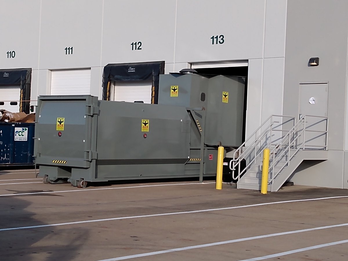 Directcab's tweet photo. Do you need a trash compactor that is fully enclosed to the outside environment?  We have those!  (817) 769 - 8340

#recycling #cardboardrecycling #trash #recycle #cardboardbaler #baler #compactor #trashcompactor #wastemanagement #trashbusiness #TAA #IFMA #BOMA #NAA https://t.co/S7ODKplKd9