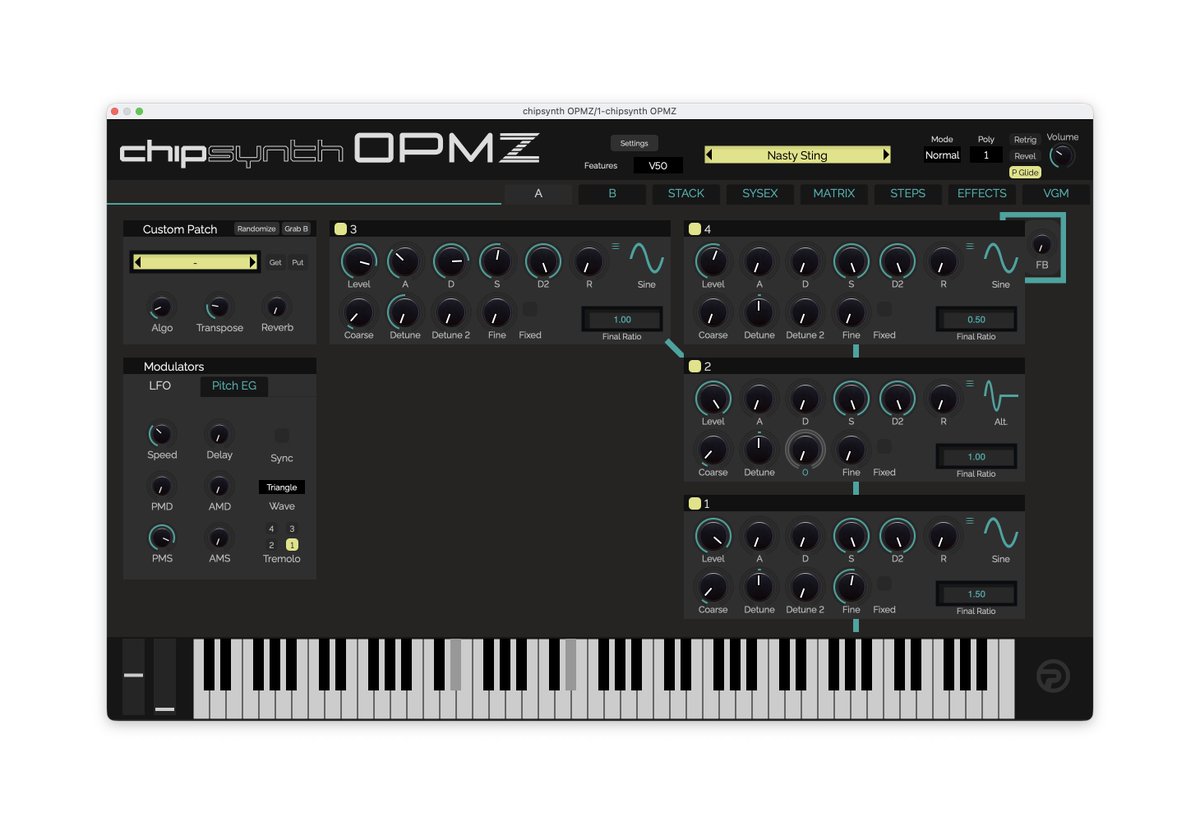 cdmblogs's tweet photo. Mortal FM Kombat: Plogue’s meticulous OPMZ Yamaha emulation totally slaps.

https://t.co/LkZFP5SyYo

Plogue's new instrument, chipsynth OPMX, reviewed.
(macOS, Windows, Linux). Functions as both a synth and a game soundtrack player. https://t.co/EgCHPcih6J