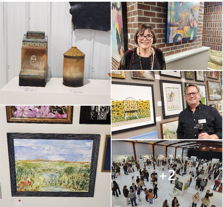 Gallery4Fargo's tweet photo. Several Gallery 4 artists participated in the Annual TAG - The Art of Giving event in Grand Forks this weekend, showcasing their work alongside other talented local and regional artists.
#Gallery4 #DowntownFargo #NorthDakotaArtists #LocalArtists #RegionalArtists #TAG #GrandForks https://t.co/kGByS11cRt