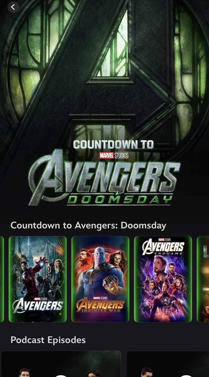 thestarwarsguyy's tweet photo. UHHH… WHY ARE ALL THE AVENGERS MOVIES GLOWING GREEN ON DISNEY+ 👀💚

Something is coming… 👀

@AvengersUpdated @ProjectHurts @SonicUser1887 https://t.co/mCedjcBpbO