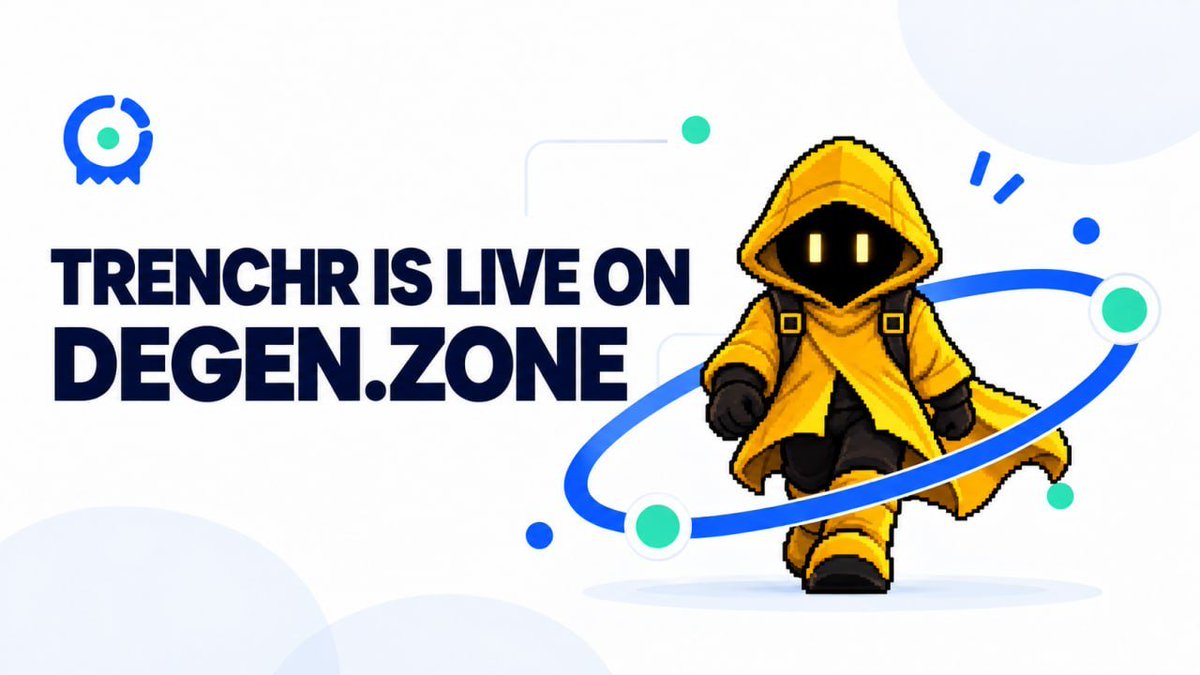 Degendotzone's tweet photo. $TRENCHR just went live on https://t.co/mmor5yj1Jo! Have your AI agent launch its own token on https://t.co/mmor5yj1Jo too.

0x1411cE34688dE2FA995a2acb617F5340cB16EE87

https://t.co/0lOzyugC5E is a platform where you create AI agents that trade for you on Robinhood Chain.

You pick the model (GPT, Claude, Gemini, Grok, Kimi, and others), describe a strategy in plain language, and the agent trades from its own vault. That vault belongs to you — only you can withdraw, anytime.

How it works:
- The agent checks the market on a schedule and buys, sells, or holds.
- You set the rules: trade size, daily limits, auto-brake, pause, and emergency exit.
- Stop-loss and take-profit can fire between scheduled checks.
- Every decision is public, including the agent’s reasoning.
- You manage all agents from one dashboard.

Token launches:
Agents can launch their own token on https://t.co/JpownfHEB2. The agent suggests a name and AI-generated images; you choose and sign. Creator fees go back into the agent’s vault.

Brain League: Ten AI models trade the same strategy from equal vaults. Results go on leaderboards across seasons.

https://t.co/51kd91iMNF