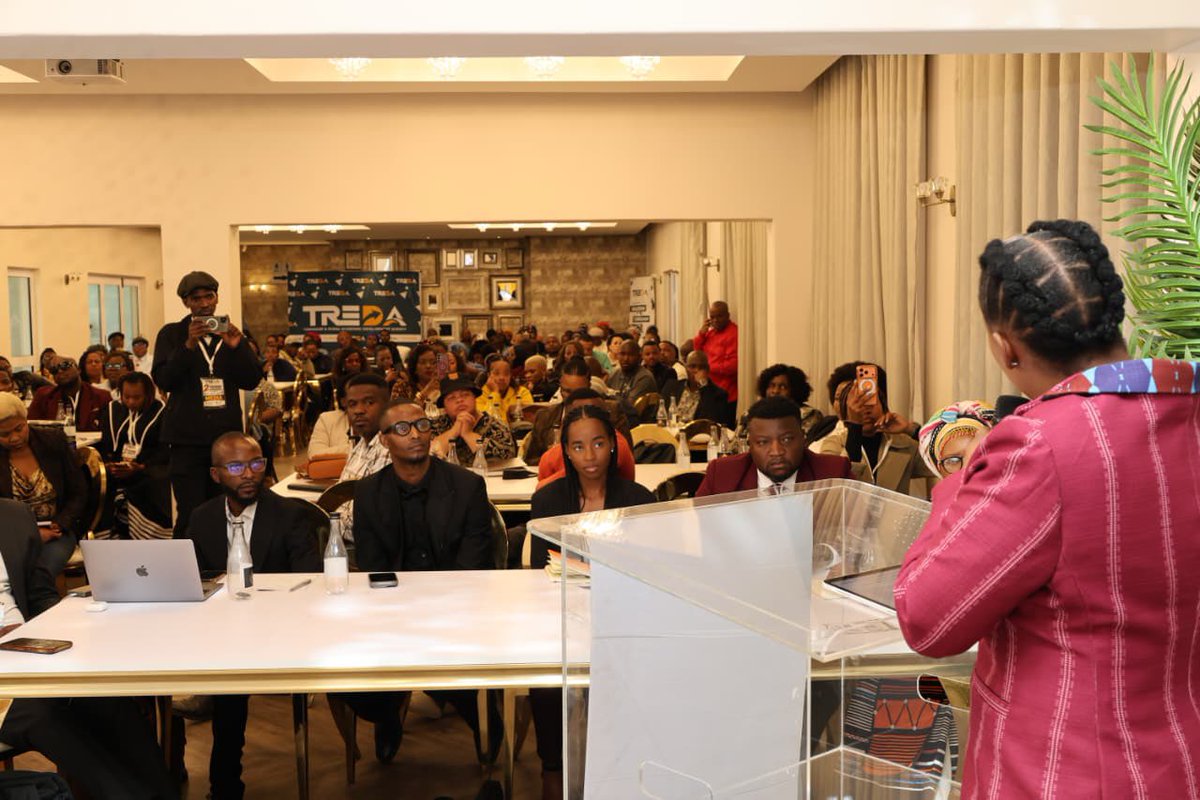 Stellarated's tweet photo. Today, I delivered the keynote address at the 2nd Annual Township &amp; Rural Economy Investment Compact (TREDA) in KuGompo, where I emphasised the need to position township and rural enterprises at the centre of South Africa’s economic growth and job-creation agenda.

#DSBDatWork https://t.co/QcTP6YSTlW