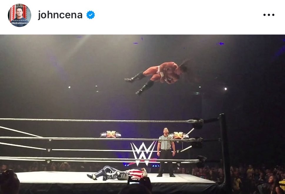 KayfabeKeepeer's tweet photo. John Cena paying respects to Neville aka PAC in his recent IG post. https://t.co/GgY8nHxVsG