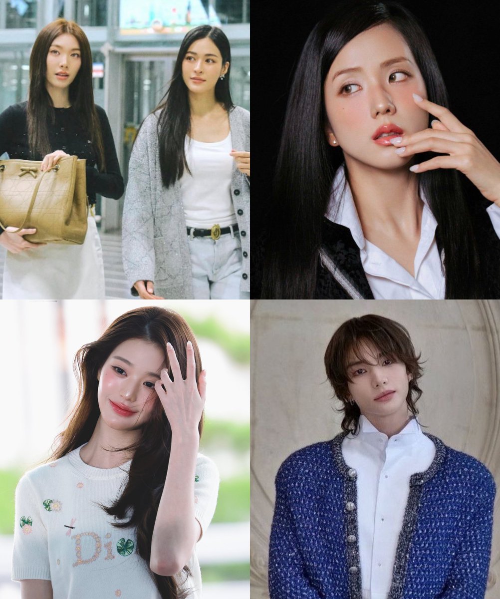 AboutMusicYT's tweet photo. Jisoo, LingOrm, Hyunjin and Wonyoung are confirmed to attend the upcoming Dior Fashion Show in Paris. https://t.co/ptedFN41Ud