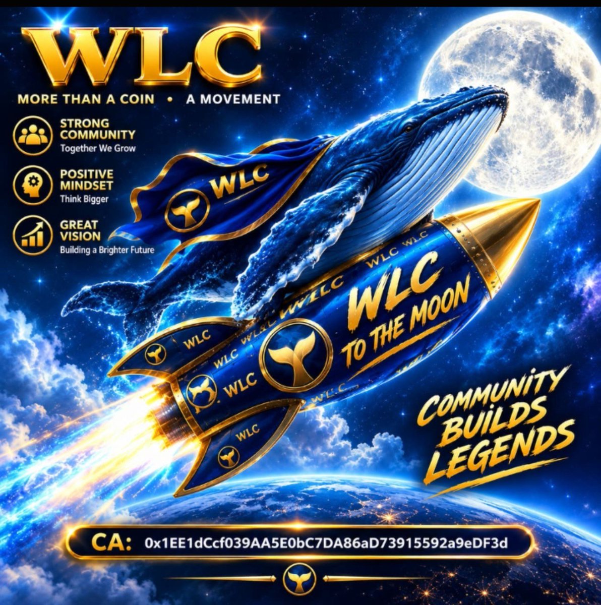 8lI3l's tweet photo. 🐋 $WLC (WHALE Coin) is live on BSC

🐋 $WLC (WHALE Coin) is gearing up for the next rally.

Clean contract. Renounced ownership. Just 1 MIL total supply.

Low supply. Big waves. 🌊

The WHALE is waking up — and the next move could be one worth watching.

✨ Ticker: $WLC 

📍CA :
0x1ee1dccf039aa5e0bc7da86ad73915592a9edf3d

📊 Chart:
https://t.co/KnFsHYXd4f

📈 Fire Screener:
https://t.co/7I5Y5nmbHP

WHALE coin. Make waves. 🐋

Big waves don’t happen by accident — 
they’re MADE by the ones who move first. 🌊

The WHALE army is growing.
The momentum is building.
The mission is bigger than a chart.

We’re here.
We’re locked in.
We’re making waves.
And we’re not slowing down. 🐋

WHALE isn’t waiting for the wave.
WHALE IS THE WAVE.