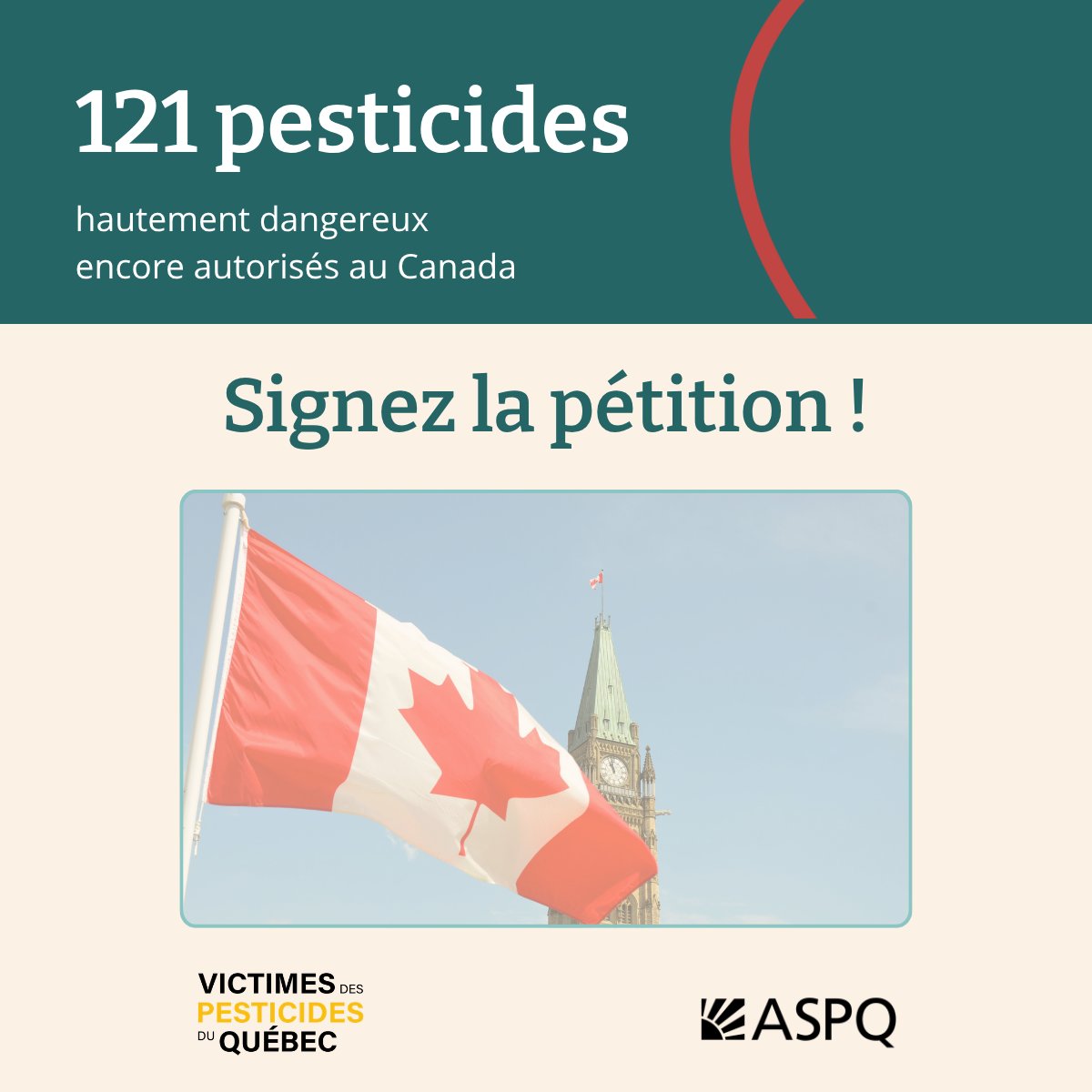ASPQuebec's tweet photo. 🚨 Dites NON à l’affaiblissement de la réglementation des pesticides au Canada.

✍️ Signez la pétition officielle à la Chambre des communes : https://t.co/QawbiXcsd5

#Pesticides #SantéPublique #Environnement #Biodiversité #Canada https://t.co/S9xn17OvXB