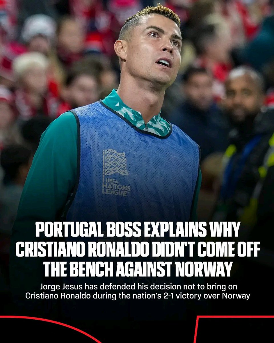 KhmalMusa7651's tweet photo. Jorge Jesus has defended his decision not to bring on Cristiano Ronaldo 🇵🇹

READ MORE: https://t.co/VZDImHEHwq https://t.co/r3Yu37YLBJ