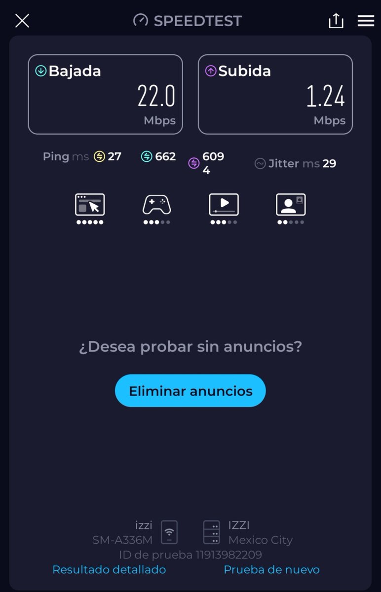Itspamrod's tweet photo. La prueba de la imagen fue realizada 3 hrs después del cambio del nuevo módem y continuamos con fallas. ¿CUÁNDO ME VAS A CANCELAR SIN COBRARME $6,000? Yo pago puntual. @izzi_mx @Profeco ya metí muchas quejas y 3 técnicos van venido a mi casa. NADIE SOLUCIONA NADA. https://t.co/hjU9HuwRT0