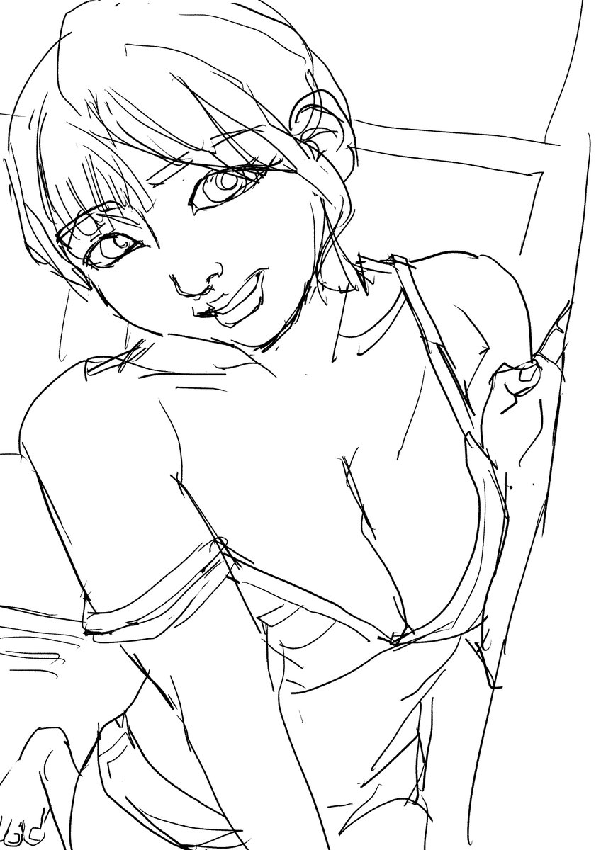haichoru's tweet photo. お絵描き練習生活1070日目
練習中...

おやすみなさい

#illustration #drawing #clipstudiopaint https://t.co/m7DhJVPnak