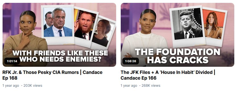 EsoShaggy's tweet photo. Candace Owens in 2025 took money from Larry Ellison, owner of Oracle, IDF mega donor and Benjamin Netanyahu's friend.

On 3 different occasions, Candace did Oracle ad reads. Candace swept the last ad read once she was called out.

Oracle deals are worth 100k+ to millions, so Candace was making a lot of money off of these. There's no proof Candace returned the money.

Candace's house slave Ian Carroll swept this up saying Candace only did this once and she stopped. That was a lie.

She did it 3 times, and you generally get money per ad read. That's how Youtube sponsors work particularly when you have multiple. Ian the imbecile knows this.

Candace later denounced Oracle as being an Israeli cutout saykng Larry Ellison was an "agent of Israel". So by her own admission, she took money from Israel. 

Candace attacked Bari Weiss for taking money from Larry Ellison as she did. Candace is very flagrant thinking she can complain about getting money from Larry Ellison.

The idea that true crime detective extraordinaire Candace who's trying to lead the Charlie Kirk investigation to expose Israel's role in it doesn't know about the 7th richest man in the world and the richest Zionist says it all.

This raises many questions: why hasn't Candace ever address this? Why is it ok for a supposed anti-Zionist to promote a zionist product? Why was it Ian's job to clean up her mess and lie?

Most importantly, what else has Candace Owens cut from her shows and removed without ever getting into?
Candace fully removed the episode on Rumble, episode 167 is missing. On youtube it cuts the part. Where's the accountability?

Where's the apology? Where's the transparency? Where's donating the money to Palestine or any other cause if she actually cares? Candace betrayed all her values and has never addressed it.

Taking oracle money in 2025 isnt an oopsie Candace knew better and thought she could get away with it. Are we expected to believe Candace doesn't look at the sponsors she gets?

Turns out the one collecting $7000 is Candace Amber Owens.

Candace was taking big money from a CIA contractor. Candace is the real fedslop. 

Obviously Candace will lie and say she never got money, but the deal was across 2 months before she stopped. Stopping a deal doesnt mean you didn't get paid for prior ad reads or affiliate link commissions.