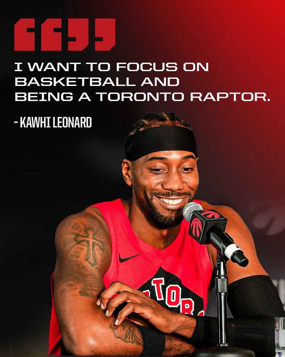 Raptors's tweet photo. Locked in on Toronto. 🇨🇦 https://t.co/G7bdskQWDg