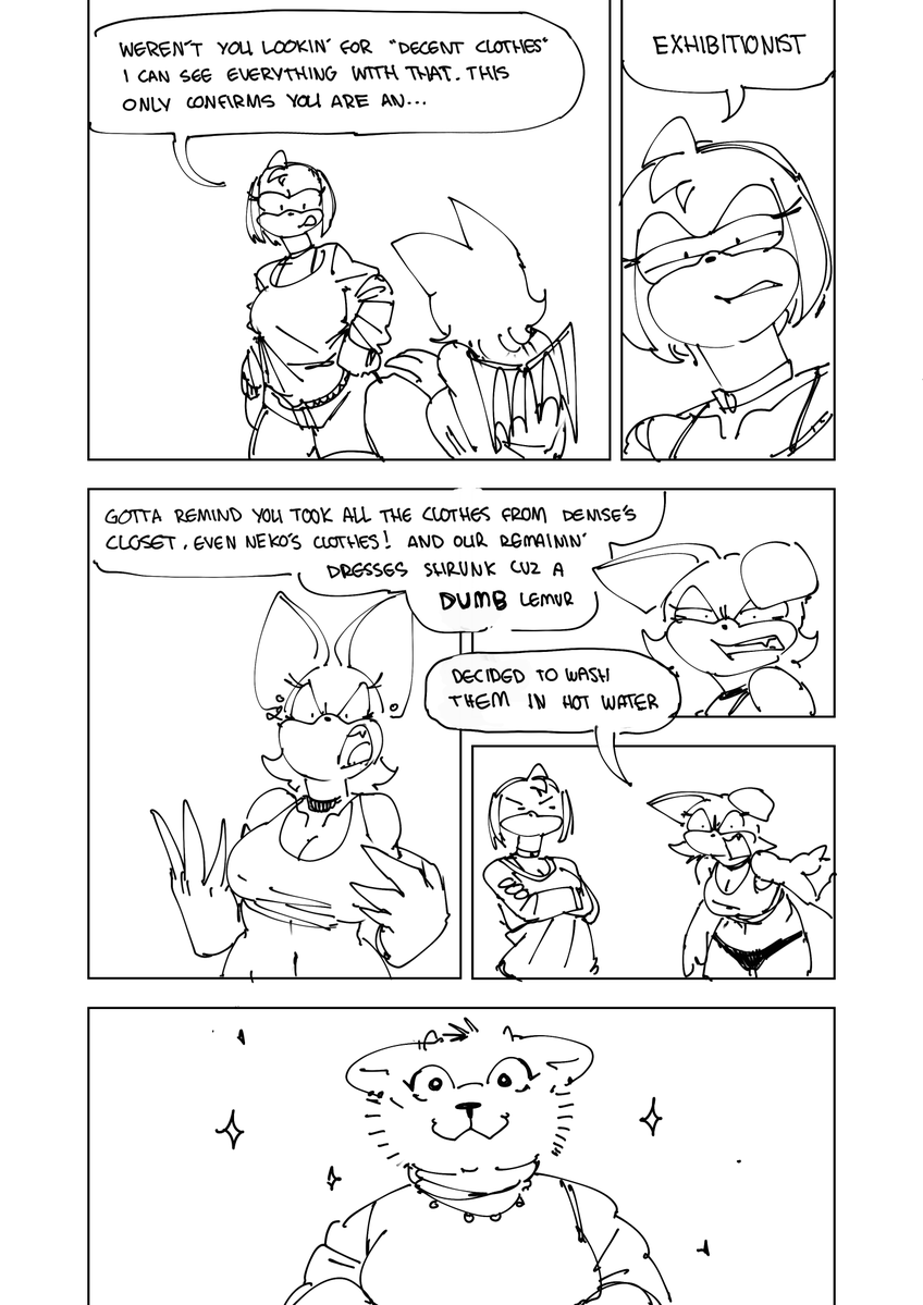 Rysam_47's tweet photo. Yep yep, I do comics too. I have some more of them arriving at Roommates universe! 

Mini comic, Amy and Rouge in Denise room 

tell me how it looks, would u like to see more of this? Give me ideas and suggestions https://t.co/z1PLUsmgOm
