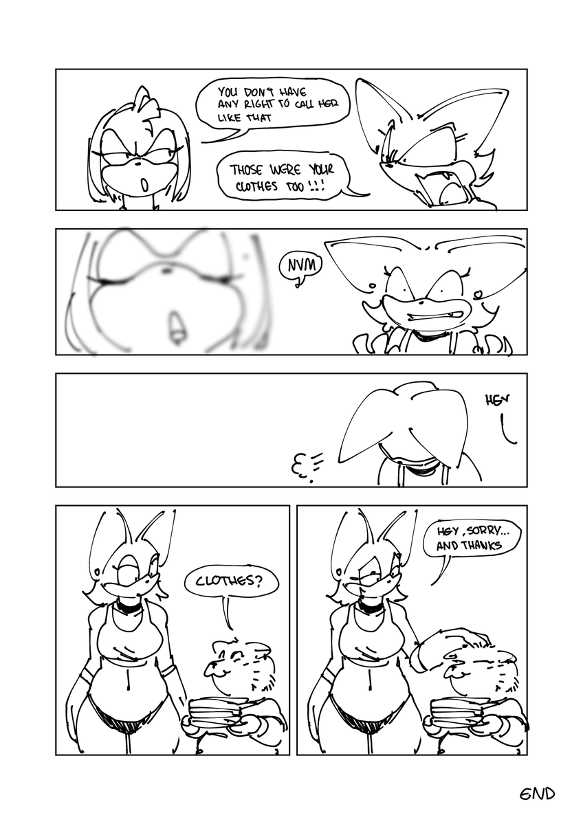 Rysam_47's tweet photo. Yep yep, I do comics too. I have some more of them arriving at Roommates universe! 

Mini comic, Amy and Rouge in Denise room 

tell me how it looks, would u like to see more of this? Give me ideas and suggestions https://t.co/z1PLUsmgOm
