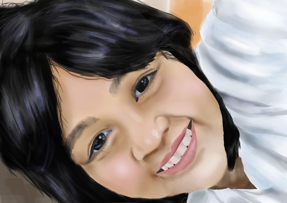 clear0990chi's tweet photo. drawing my sister https://t.co/MhlBjTPX1V
