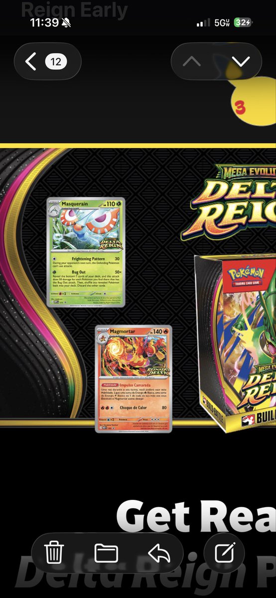 cia1857's tweet photo. @pokebeach LMAO - Pokemon sent an email out and forgot to translate the magmortar https://t.co/p87tn0tU88