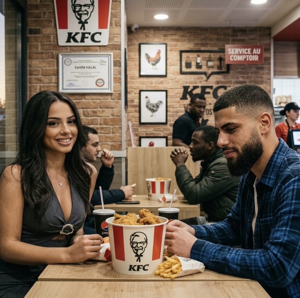 aqer3inbxl's tweet photo. Bon INÈS on fait la paix je le dis en public pour que tout le monde voit Prcq elle menvoi et elle supprime a chaque fois ses dm ☺️☺️ INÈS JE FAIS UNE VIDÉO DEXCUSE ET JE SUPPRIME TOUT SI TACCEPTE NOTRE DATE AU KFC ☺️☺️@KFCFrance https://t.co/dav38qUgGt