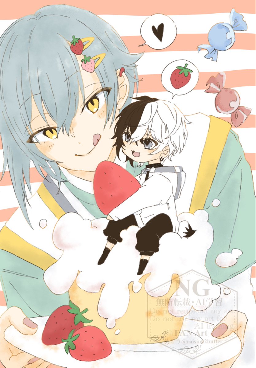 raisin02butter's tweet photo. #アルチャコ版ワンドロライ
🐣🐶
第2回【ショートケーキ】 https://t.co/OluK5XN8Hk