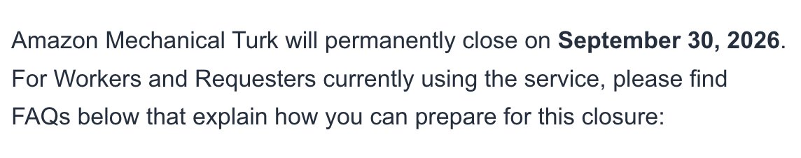 chazfirestone's tweet photo. Pouring one out for MTurk today https://t.co/0FOutmqplJ