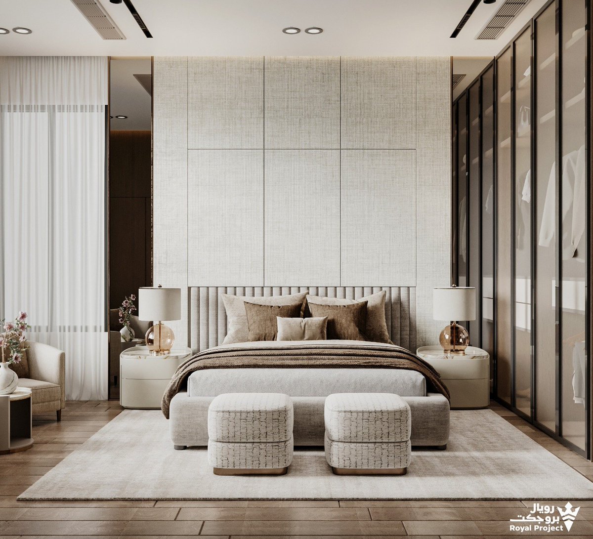royalproj's tweet photo. رؤية عصرية لمساحة أكثر راحة...

تصميم غرفة ماستر مودرن من أعمال رويال بروجكت، يجمع بين بساطة الخطوط، وكفاءة استغلال المساحات، وتناسق الخامات لخلق تجربة سكنية أكثر راحة وأناقة.

لطلب تصميم داخلي يناسب مساحتك، تواصل معنا:
0592502003

#رويال_بروجكت #تصميم_داخلي #غرفة_ماستر https://t.co/VoNI5dL3H7