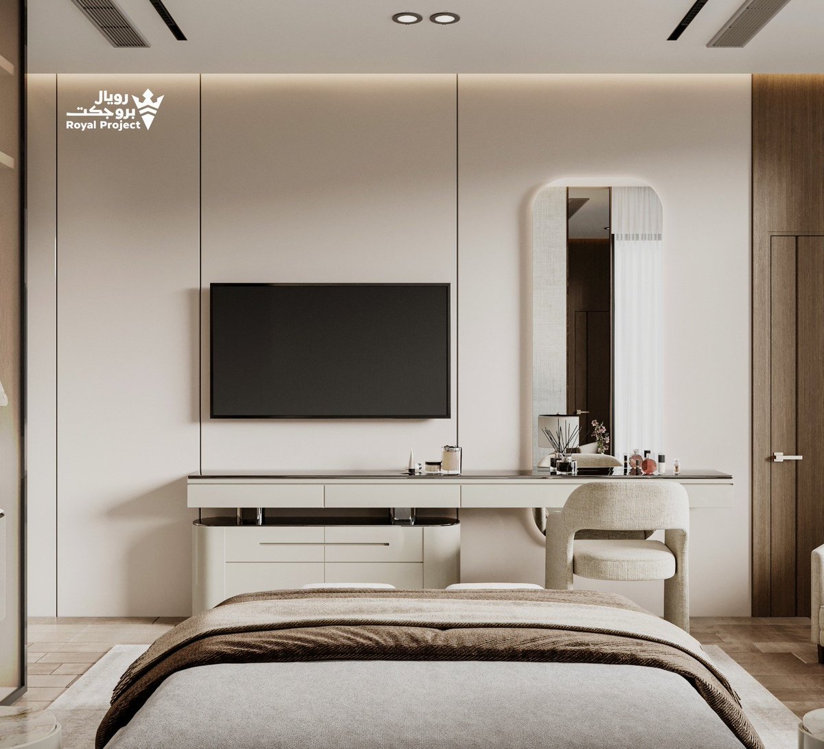royalproj's tweet photo. رؤية عصرية لمساحة أكثر راحة...

تصميم غرفة ماستر مودرن من أعمال رويال بروجكت، يجمع بين بساطة الخطوط، وكفاءة استغلال المساحات، وتناسق الخامات لخلق تجربة سكنية أكثر راحة وأناقة.

لطلب تصميم داخلي يناسب مساحتك، تواصل معنا:
0592502003

#رويال_بروجكت #تصميم_داخلي #غرفة_ماستر https://t.co/VoNI5dL3H7