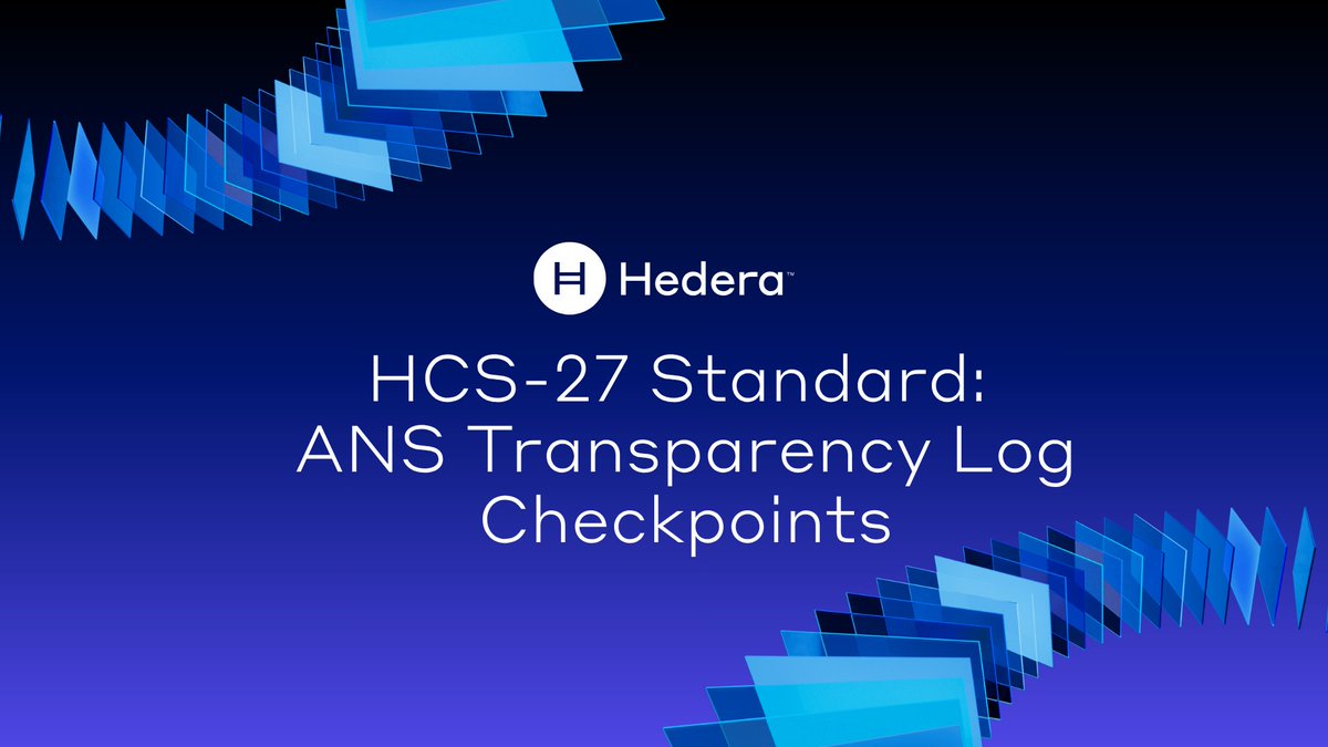 hedera's tweet photo. Most agent security questions ask what an agent did. 

Harder one: what context shaped that decision and can anyone check it later?

HCS-27 answers this: Merkle-root checkpoints anchored on HCS make context logs tamper-evident and independently auditable 🧵 https://t.co/0qt2DLDXPp
